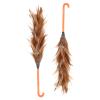 Cabilock Window Cleaner Bamboo Blinds Duster 2pcs Handheld Fluffy Duster Chicken Hand Duster Car Cleaning Duster for Blinds Kitchen Keyboard Office Window Cleaner Bamboo view 1