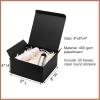 Mcfleet Black Gift Boxes with Lids 8x8x4 Inches 25 Pack Groomsmen Proposal Cardboard Craft Gift Box for Christmas, Wedding, Graduation, Holiday, Birthday Presents Packaging view 2