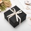 Mcfleet Black Gift Boxes with Lids 8x8x4 Inches 25 Pack Groomsmen Proposal Cardboard Craft Gift Box for Christmas, Wedding, Graduation, Holiday, Birthday Presents Packaging view 4