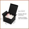Mcfleet Black Gift Boxes with Lids 6x6x4 Inches 25 Pack Groomsmen Proposal Cardboard Craft Gift Box for Christmas, Wedding, Graduation, Holiday, Birthday Presents Packaging view 2