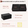 Mcfleet Black Gift Boxes with Lids 9x6x4 Inches 25 Pack Groomsmen Proposal Cardboard Craft Gift Box for Christmas, Wedding, Graduation, Holiday, Birthday Presents Packaging view 3