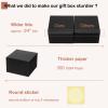 Mcfleet Black Gift Boxes with Lids 6x6x4 Inches 10 Pack Groomsmen Proposal Cardboard Craft Small Gift Box for Christmas, Wedding, Graduation, Holiday, Birthday Presents Packaging view 3
