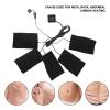 Electric Clothes Heating Pads, 5Pcs Portable USB Heater Pads Set, Adjustable Temperature Heating Pad for Clothes Seat Bed, Heating Pads 4.3 x 2.8inch for Back Waist view 4