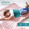 Electric Heating Pad, Hot Heated Pad for Muscle Pain, Cramps and Arthritis Relief, 6 Fast Heating Settings, Auto-Off, Machine Washable, Large Size 12"x24" (Peacock Green) view 2