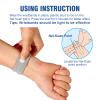 Hionfurt Motion Sickness Bands Anti Nausea Wristband for Adult and Kids Morning Sickness Relief for Pregnant Women Acupressure Nausea Relief for Car, Sea, Air Sickness - 2 Pairs Grey, Grey view 3