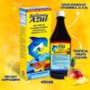 Ballena Azul Aceite de Hgado de Bacalao para Adultos y Nios, COD Liver Oil for Adults and Children, Good Source of Vitamins, Dietary Supplement, Omega 3 (Tropical Fruits 15 OZ) view 3