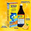 Ballena Azul Aceite de Hgado de Bacalao para Adultos y Nios, COD Liver Oil for Adults and Children, Good Source of Vitamins A,D,E, B1, Dietary Supplement, Omega 3, Inmune System Boost (ORANGE 15 OZ) view 3