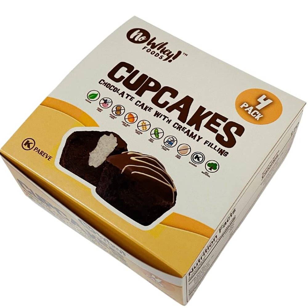 Creamy Filled Cupcakes | Dairy Free, Peanut Free, Soy Free, Gluten Free by No Whey! Foods