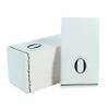 Luxe Party 112 Pack Monogram Napkins | Letter O Initial | Disposable | Premium Airlaid | Linen Feel | Decorative Table Setting | Guest Towel Napkin | White and Black view 1