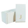 Luxe Party 112 Pack Monogram Napkins | Letter J Initial | Disposable | Premium Airlaid | Linen Feel | Decorative Table Setting | Guest Towel Napkin | White and Gold view 1