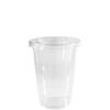 EcoQuality Clear Plastic Disposable Cups With Lids | 14 oz Cups, 400 Pack | Crystal Clear PET Cup | Cold Smoothie | Iced Coffee Go Cups | Ideal for Coffee, Parfait, Juice, Soda, Cocktail, Party Cups view 1