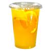 EcoQuality Clear Plastic Disposable Cups With Lids | 14 oz Cups, 400 Pack | Crystal Clear PET Cup | Cold Smoothie | Iced Coffee Go Cups | Ideal for Coffee, Parfait, Juice, Soda, Cocktail, Party Cups view 2
