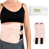 Castor Oil Pack Wrap for Stomach - Caster Oil Wrap for Liver Detox and Cleansing with Extra Pouch for Ice or Heating Pad - Soft Cotton, Reusable and Mess-Free (Castor Oil Not Included) view 1