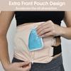 Castor Oil Pack Wrap for Stomach - Caster Oil Wrap for Liver Detox and Cleansing with Extra Pouch for Ice or Heating Pad - Soft Cotton, Reusable and Mess-Free (Castor Oil Not Included) view 3
