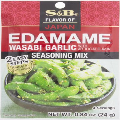 S&B Edamame Wasabi Garlic 0.84oz (Pack of 10)