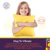 Special Supplies Vibrating Pillow Sensory Pressure Activated for Kids and Adults, 12 Plush Cover -Textured Therapy Stimulation Bumps- 3 Vibration Modes, Music & Voice Recording- Pink/Yellow view 4