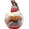 48 Pack 3 oz. Sphere Mini Dessert Cups Parfait Professional-Grade Recyclable Clear Disposable Plastic Fishbowl for Parfait Desserts, Appetizers, Events, and Parties CMJJ view 1