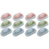 12 Pcs Cleaning Handle Brush Sink Sponge Dishwasher Pot Washing Handle Sponge Brush Pad Dish Wok Household Pp Dish view 1