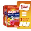 Bounce Mega Dryer Sheets, Paradise Blossom, 130 Count, Mega Fabric Softener Sheets with Static Control, Wrinkle Reduction, Extra Softness, Lasting Scent, Repels Lint view 1