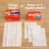 Bounce Mega Dryer Sheets, Paradise Blossom, 130 Count, Mega Fabric Softener Sheets with Static Control, Wrinkle Reduction, Extra Softness, Lasting Scent, Repels Lint view 3
