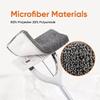 Superio Microfiber Mop Head Replacement for Self-Wring Miracle Mop, Microfiber Cleaning Pad, Mop Refill, Self Wringing Mop (3 Pack) view 2