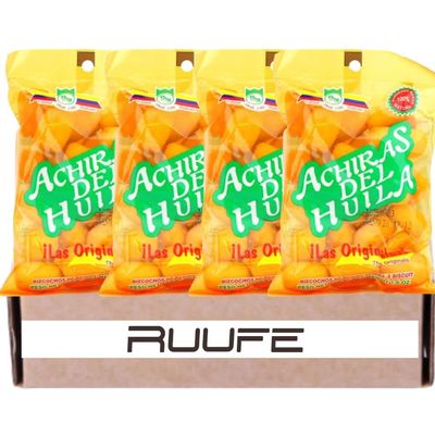 Achiras del Huila (Pack of 4) 4.2oz each (120gr each) Colombian snack Achiras del Huila Colombian food online