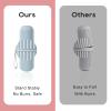 UCEC Toothbrush Travel Case, 8.2 Inch Longer Holder, Portable for Traveling Camping Business Trip School Bathroom, 2 Pack (Blue, Pink) view 2