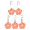 5Pcs Key Turner Aid PVC Cover Protector,Elderly Grip Accessories for Home Petal Shape L(Orange) view 1