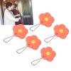5Pcs Key Turner Aid PVC Cover Protector,Elderly Grip Accessories for Home Petal Shape L(Orange) view 4