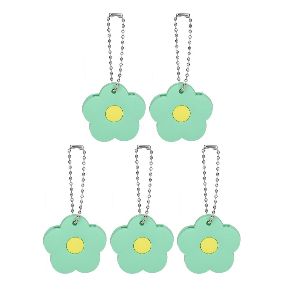 5Pcs Key Turner Aid PVC Cover Protector,Elderly Grip Accessories for Home Petal Shape L(Green)