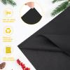 Blisstime 102 Sheets Tissue Paper Gift Wrap Bulk, 19.5" x 13.6" Christmas Tissue Paper for Wrapping, 6 Assorted Designs Golden Stars Snow Dots for Christmas Gift Bags, DIY and Craft (BlackGold) view 3