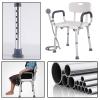 ALIAOFORZ Bath Chair, Bath Seats for Adults Disabled | Mobility Shower Chair | Bathroom Bench Seat White | Shower Stools to Sit on | Bathtub Seat with Grip, Stable, Lightweight, Compact, Max. 150Kg view 4