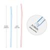 [Honest ECO ] 9.45inch Flexible Plastic Straws Extra Long Bendy Straws Prefer for Tall Glassees/Water Tumbler/Bottled Drinks/All Hot or Cold Low Viscosity Drinks (Stripe) view 3