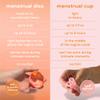 Bodyotics Menstrual Disc Reusable, 2-Pack Size S & L - Softer Than Menstrual Cups and Can Be Used Intimate Moments - Comfort-Fit Period Disc Set with 12 Hr Wear - 100% Medical Grade Silicone view 4