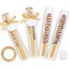 COTOPHER 60 Pcs Pretzel Rod Boxes 1x1x8 Inches Chocolate Covered Pretzels Rod Box Transparent PET Plastic Gumball Tube Clear Favor Boxes view 1