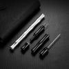 CIGARLOONG Cigar Punch 3-in-1 Retractable and Screw Out Punch Anti-Hot Draw Tool(Silver) view 2