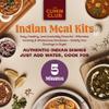 The Cumin Club Variety Pack | 5 Authentic Indian Meals | Ready in 5 Minutes, Just Add Water | All-Natural, No Preservatives | Vegetarian-Friendly view 3