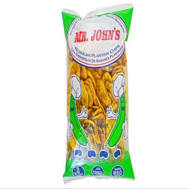 Mr john's plantain chip Regular/400g