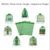 Jexila 50PCS Large Green Organza Gift Bags 8X12 inch Mesh Drawstring Pouch for Christmas St.Patricks Day Party Favor Goody Cany Treat Bags view 4