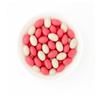 SweetGlob Jordan Almonds Party Colors Hard Candy (2 Pound, Pastel Pink & White (Baby Girl)) view 1