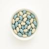 SweetGlob Jordan Almonds Party Colors Hard Candy (2 Pound, Baby Blue & White (Baby Boy)) view 1