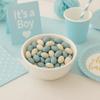 SweetGlob Jordan Almonds Party Colors Hard Candy (2 Pound, Baby Blue & White (Baby Boy)) view 2
