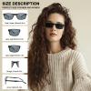 DONGDI Blue Light Blocking Reading Glasses 4 Pack Computer Readers for Women Men,Anti Glare UV Ray Filter Eyeglasses (4 PACK SUNGLASSES, 1.25) view 3