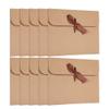 10PCS Gift Wrapping Bag for Scarves, Large Gift Envelopes Silk Scarf Shirt Present Bags Birthday Wedding Christmas Kraft Gift Bags Party Favor Gift Packing Envelopes with Ribbon view 2