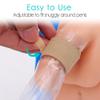 10 Pcs Male External Catheter Strap, Adjustable Urinary Incontinence Penile Clamp Fixer Reusable Holder Band Men - No More Leaking, Camel view 2