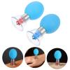 Healifty 2pcs Portable Negative Pressure Cupping Vacuum Cupping Cups for Home Massage Therapy Relieve Muscle Soreness Durable Acupressure Suction Cups for Back and Shoulder Use view 4