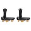 Healifty 2pcs Massage Comb Ergonomic Scraping Tool for Scalp Relaxation Lightweight Design for Random Handle Color view 1