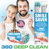 autisticare 2PK Sensory 3-Sided Toothbrush for Special Needs | New Softer Feel | Fast, Easy & Clinically Proven | Autism Spectrum Autistic Asperger Therapy Parent Caregiver Tactile Made in USA view 3