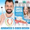 autisticare 4-PK Sensory 3-Sided Toothbrush for Special Needs | Now Even Softer | Fast Easy & Clinically Proven | Autism Spectrum Disorder | Autistic Asperger Caregiver Calm Made in USA view 2