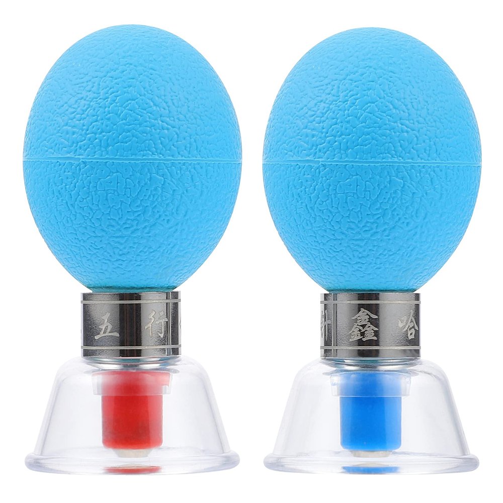 Healifty 2pcs Body Care Cupping Therapy Device Handheld Cordless Negative Pressure Suction Cupping Tool